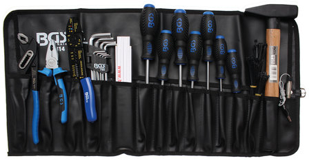 Assortimento utensili in borsa arrotolabile 270 pz