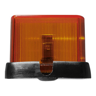 Luce di posizione laterale arancione 65x60mm PM