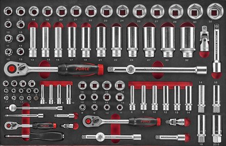 Set di combinazione di cappucci in schiuma 88 parti Force