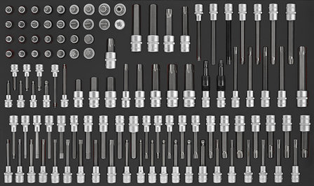 Set combinato di tappi a schiuma bit 114 pezzi