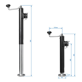 Cavalletto laterale di avvolgimento heavy duty SH52/5000