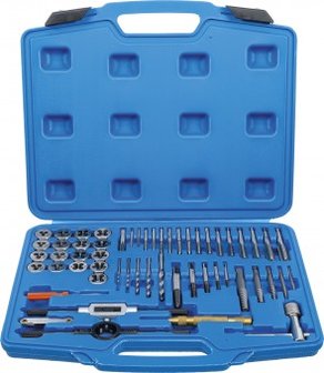 Set maschi e filiere M3 - M12 56 pz