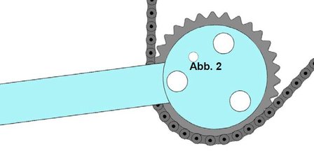 Attrezzo di bloccaggio dell&#039;albero a gomiti per Ford Transit 2.2