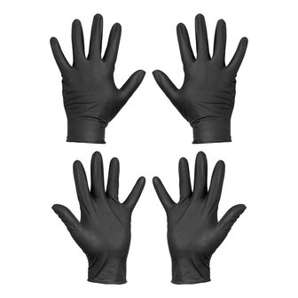 Guanti Gripp-It in nitrile L 4 pezzi su carta