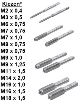 Set di maschi 2 pz