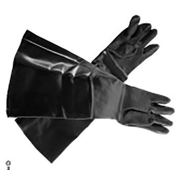 Coppia guanti per sabbiatura CAT210
