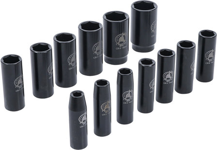 Set di bussole 12,5 mm (1/2) 10 - 32 mm 13 pz