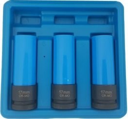 Set di prese di corrente 3 x 17 mm