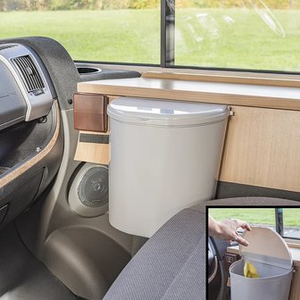 Contenitore per rifiuti con coperchio 10L per roulotte camper