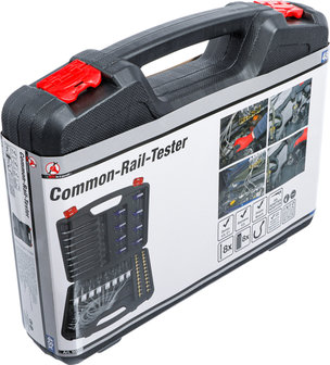 Tester per Common Rail con 32 adattatori