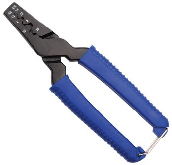 Pinza per capicorda incl. 150 capicorda 175 mm