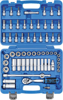 Serie di bussole 10 mm (3/8) dimensioni pollici 61 pz