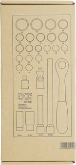 Modulo per carrelli portautensili 1/3: serie di bussole 27 pz