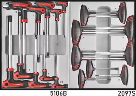 Carrello portautensili a 8 cassetti con 325 utensili (S&amp;M)