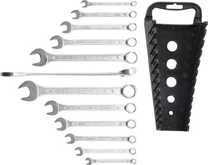 Serie di chiavi combinate anello-forchetta 6 - 22 mm 12 pz