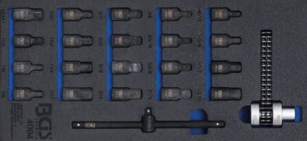 Bussole per coppa olio e chiavi catena per filtro dell&#039;olio 22 pz