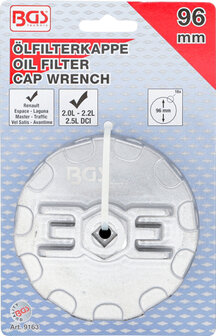 Chiave per filtro dell&#039;olio 18 lati &Oslash; 96 mm per Renault DCI