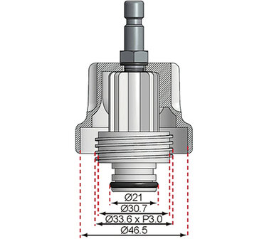 Adattatore n. 19 per BGS 8027, 8098 per Toyota