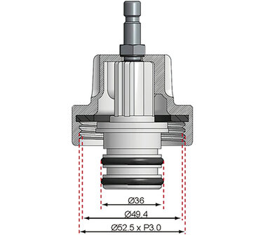 Adattatore 21 per BGS 8027, 8098 per Fiat, Opel, Saab