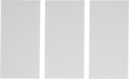 Feltrini adesivi piastre bianco 100 x 200 mm 3 pz