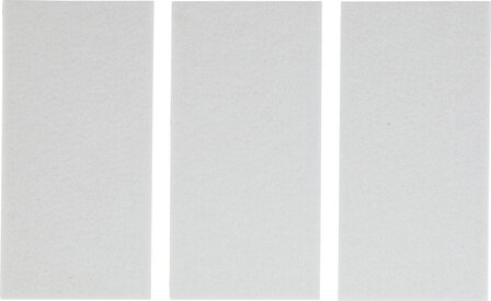 Feltrini adesivi piastre bianco 100 x 200 mm 3 pz