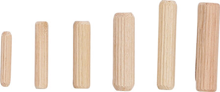 Assortimento tasselli per legno &Oslash; 5 - 10 mm 53 pz