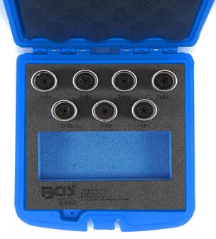 Set di utensili per bulloni di sicurezza per Opel (tipo D) 7 pz