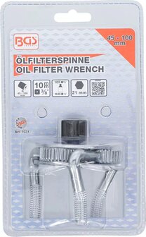 Chiave 3 bracci x filtro olio per filtro olio &Oslash; 60 - 100 mm