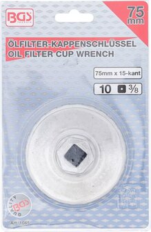 Chiave per filtro dell&#039;olio 15 lati &Oslash; 75 mm per Chrysler, GM