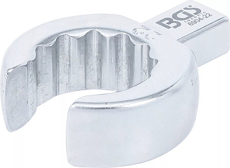 Chiave ad anello ad innesto aperto 22 mm sede 9 x 12 mm