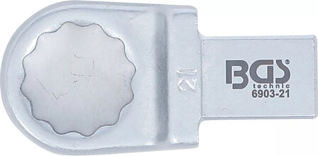 Chiave ad anello ad innesto 21 mm sede 14 x 18 mm