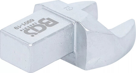 Chiave a forchetta ad innesto 19 mm sede 14 x 18 mm