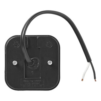 Luce di posizione laterale 12 24V arancione 65 x 65 mm LED
