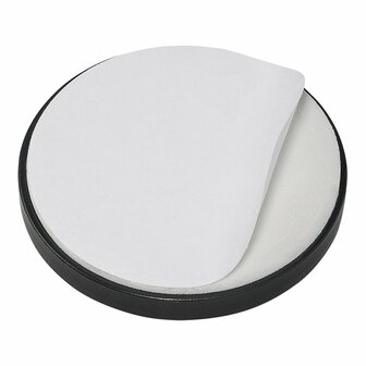 Riflettore rosso 58mm autoadesivo con piastra di base
