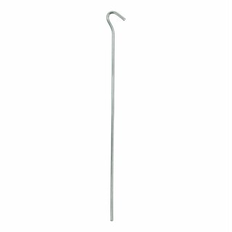 Picchetto da tenda 30cm in metallo con occhiello aperto