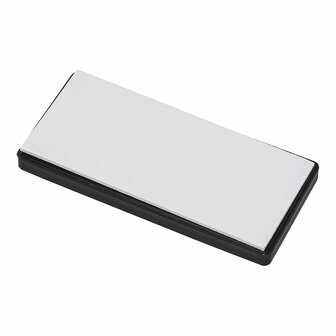 Riflettore rosso 85x39mm autoadesivo con piastra di base