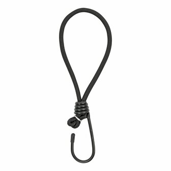 Tenditore tenda elastico nero con gancio