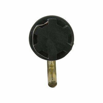 Tappo per tenda 25mm con gancio tondo