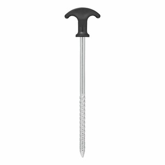 Picchetto per tenda 20 5 cm in acciaio zincato avvitabile