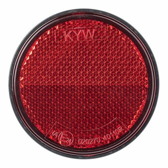 Riflettore rosso 60mm con bullone 5mm