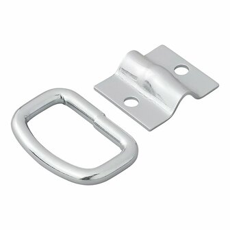Occhiello di ancoraggio due pezzi 42 x 36 mm