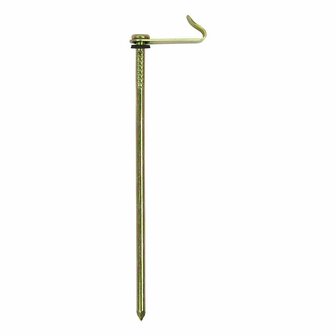 Picchetto da roccia 21cm in metallo con gancio