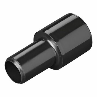 Pezzo di transizione tubo di scarico dia 28 mm a dia 19 mm PE nero