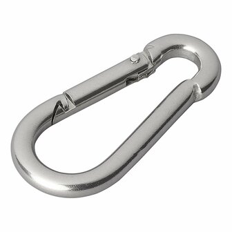Moschettone in acciaio inox 6x60mm