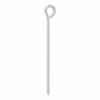 Aringa Storm 30 cm in acciaio zincato con occhio