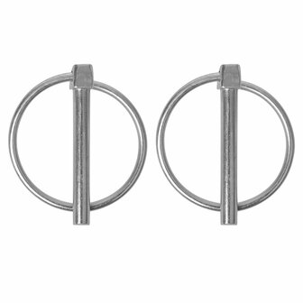 Coppiglia 6mm con anello 2 pezzi