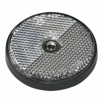 Riflettore bianco 60mm montaggio a vite 2 pezzi