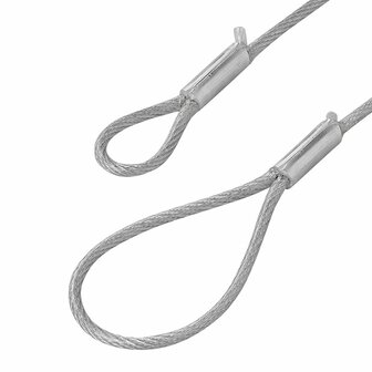 Cavo di sicurezza 40 cm con passanti