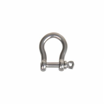 Grillo corto per arpa 5mm  acciaio inox A4 AISI 316  1.000 daN