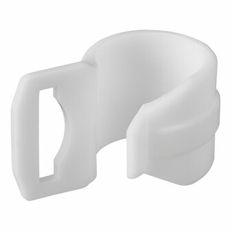 Clip per tenda 20-25mm con fessura bianca 4 pezzi